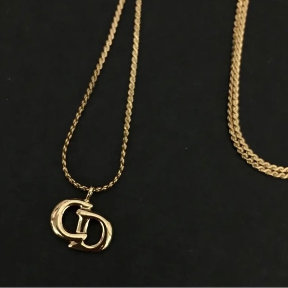 Vintage Authentic Dior Logo Necklace - Picture 5 of 5
